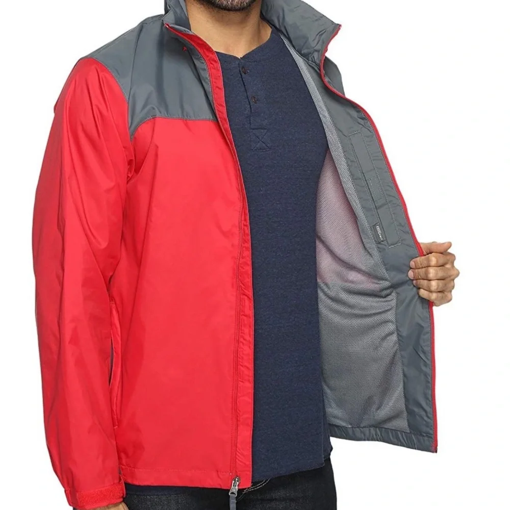 Columbia Mountain Red/Graphite Glennaker Lake Rain Jacket